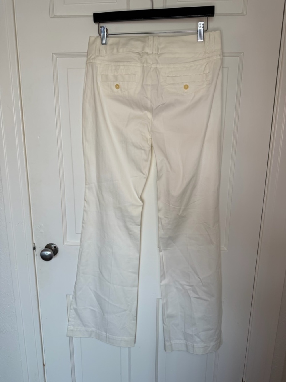 Banana Republic Martin Fit White Stretch Pants – Size 6 - Picture 5 of 6